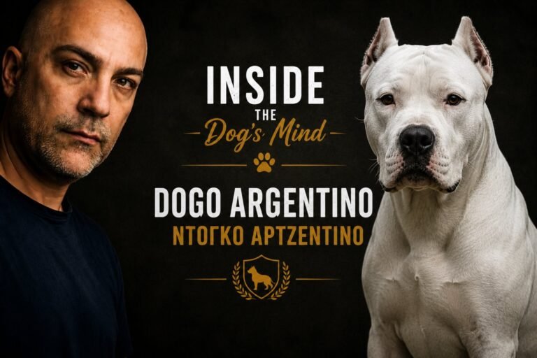 Χρήστος Κούτσης εκπαιδευτής σκύλων – Dogo Argentino