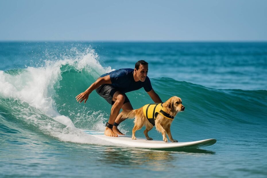 dog surf