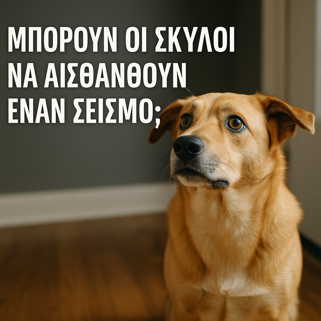 Μπορούν οι σκύλοι να αισθανθούν έναν σεισμό;